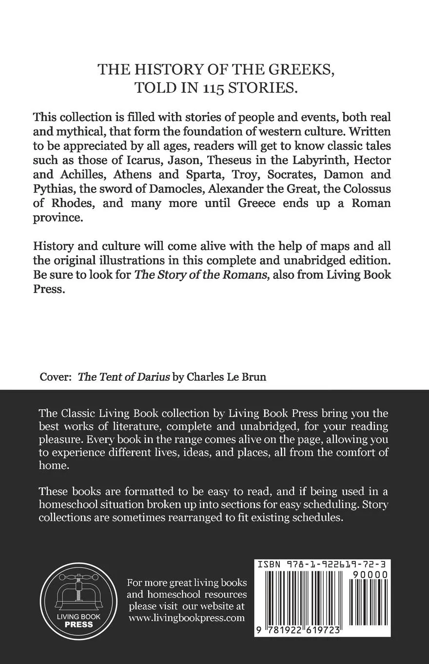Rückseite: 9781922619723 | The Story of the Greeks | Helene Guerber | Taschenbuch | Englisch