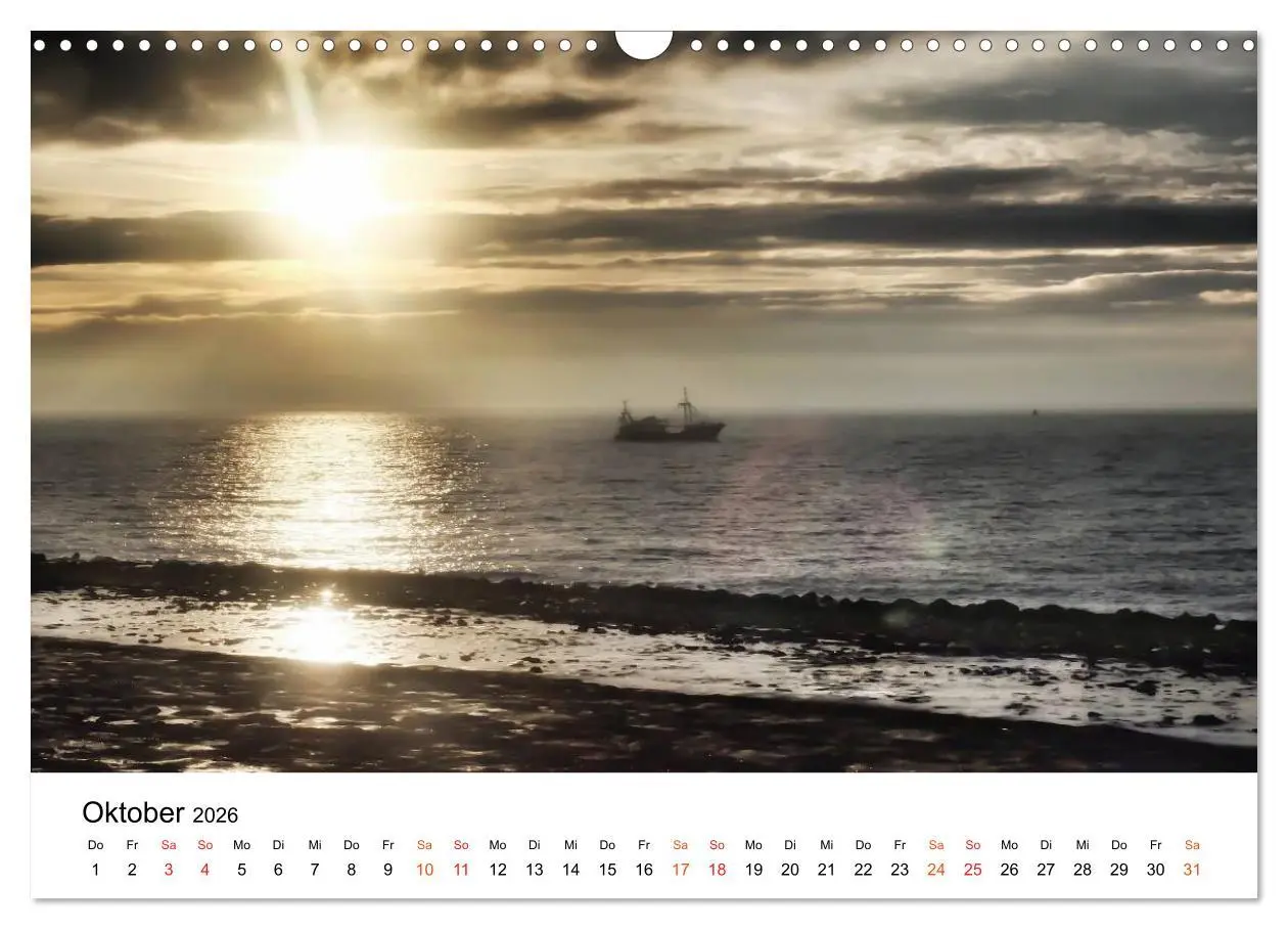 Bild: 9783457979723 | Wieder an der Nordsee (Wandkalender 2026 DIN A3 quer), CALVENDO...