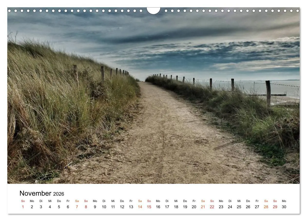 Bild: 9783457979723 | Wieder an der Nordsee (Wandkalender 2026 DIN A3 quer), CALVENDO...