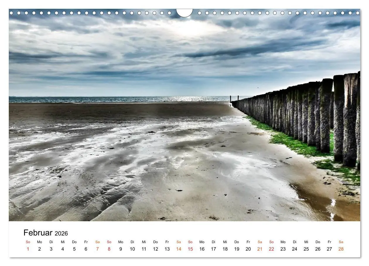 Bild: 9783457979723 | Wieder an der Nordsee (Wandkalender 2026 DIN A3 quer), CALVENDO...