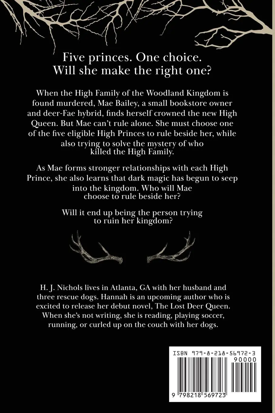 Rückseite: 9798218569723 | The Lost Deer Queen | H. J. Nichols | Taschenbuch | Englisch | 2025