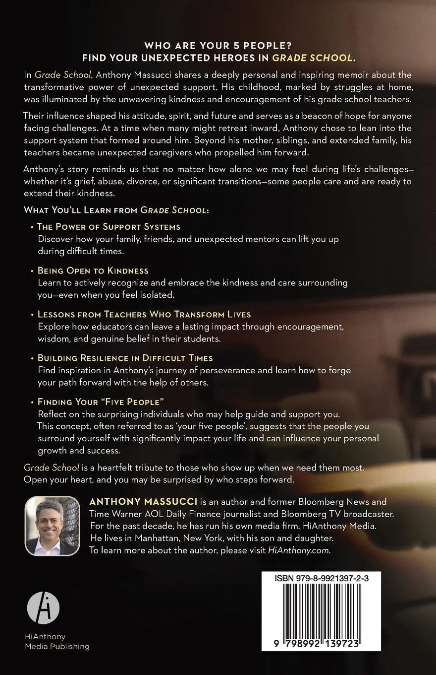 Rückseite: 9798992139723 | Grade School | How Teachers Can Change Your Life: A Memoir | Massucci