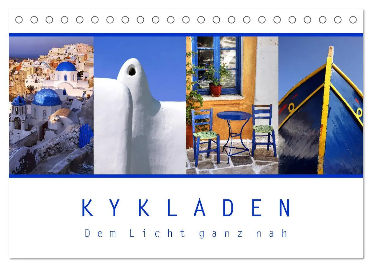 Cover: 9783457899823 | KYKLADEN Dem Licht ganz nah (Tischkalender 2026 DIN A5 quer),...