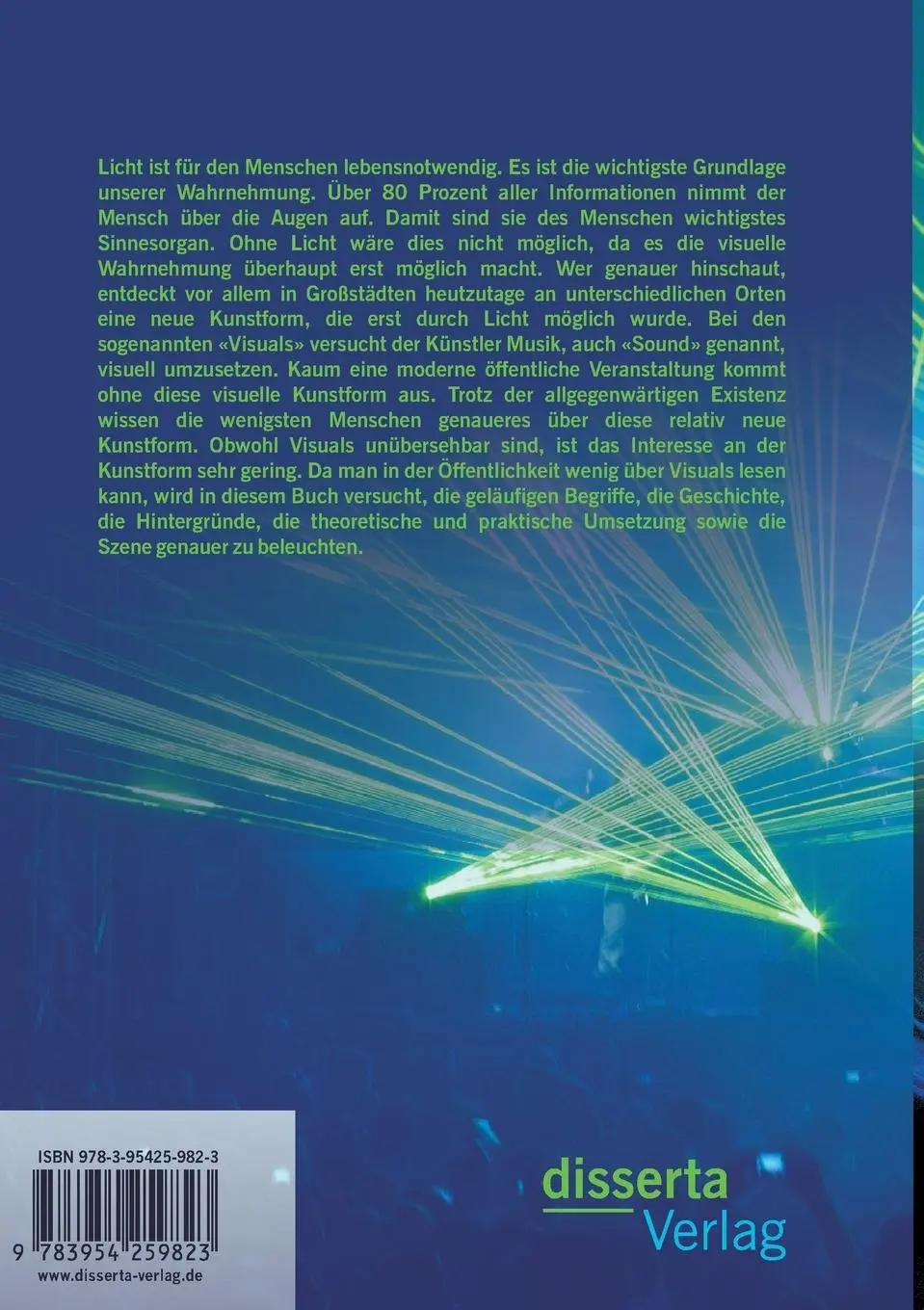 Rückseite: 9783954259823 | Vom Sound zum bewegten Visual | Julian Hartmuth | Taschenbuch | 88 S.