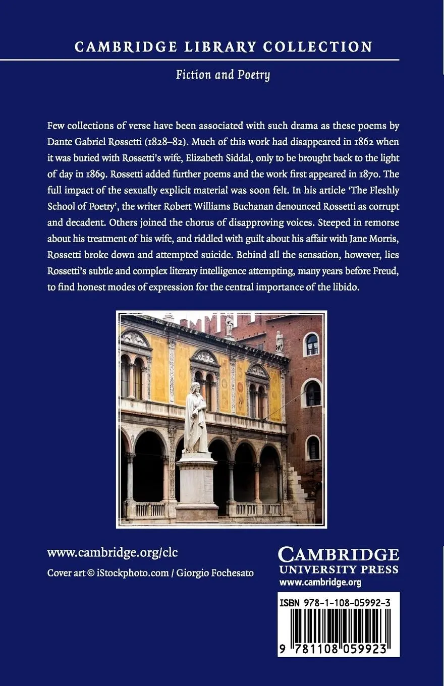 Rückseite: 9781108059923 | Poems | Dante Gabriel Rossetti | Taschenbuch | Englisch | 2012
