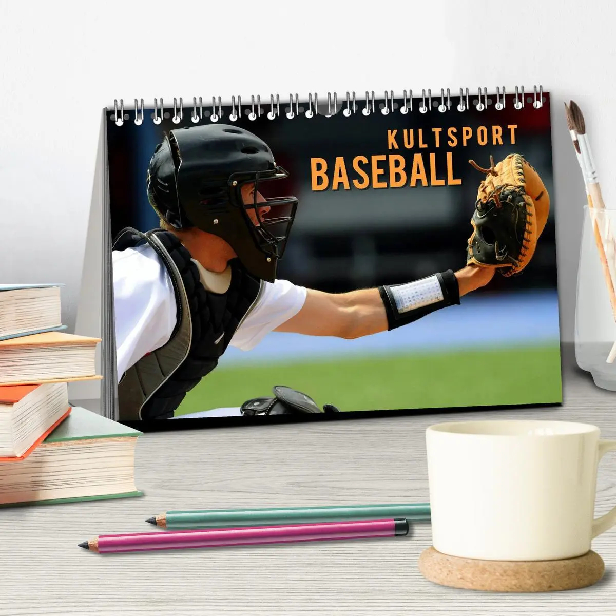 Bild: 9783457959923 | Kultsport Baseball (Tischkalender 2026 DIN A5 quer), CALVENDO...