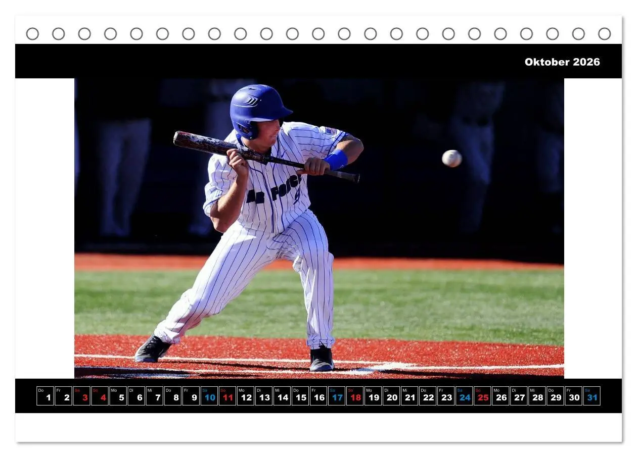 Bild: 9783457959923 | Kultsport Baseball (Tischkalender 2026 DIN A5 quer), CALVENDO...