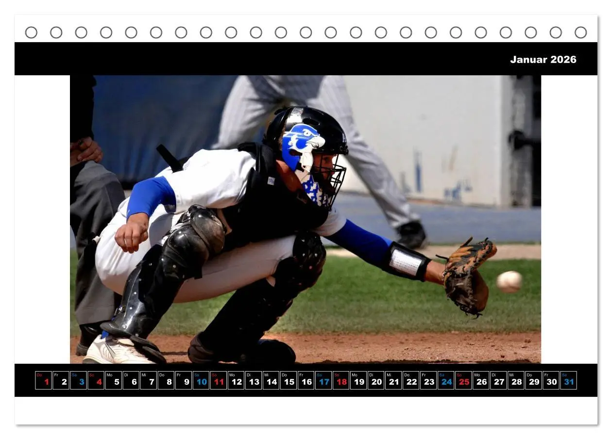 Bild: 9783457959923 | Kultsport Baseball (Tischkalender 2026 DIN A5 quer), CALVENDO...