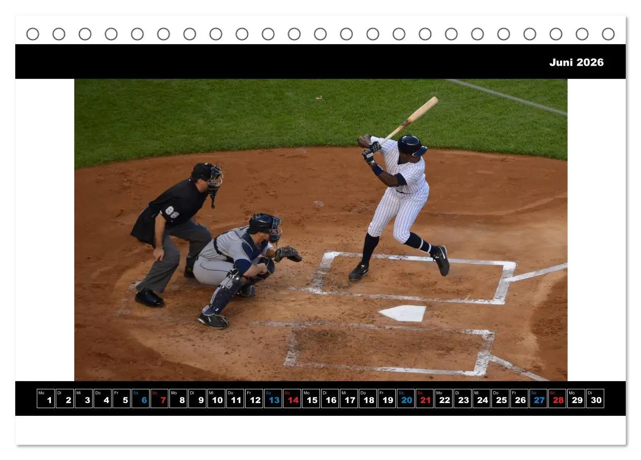Bild: 9783457959923 | Kultsport Baseball (Tischkalender 2026 DIN A5 quer), CALVENDO...