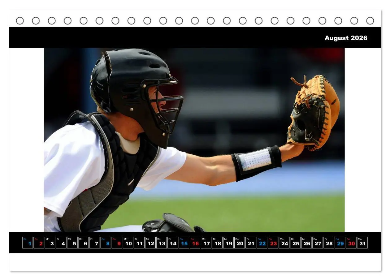 Bild: 9783457959923 | Kultsport Baseball (Tischkalender 2026 DIN A5 quer), CALVENDO...