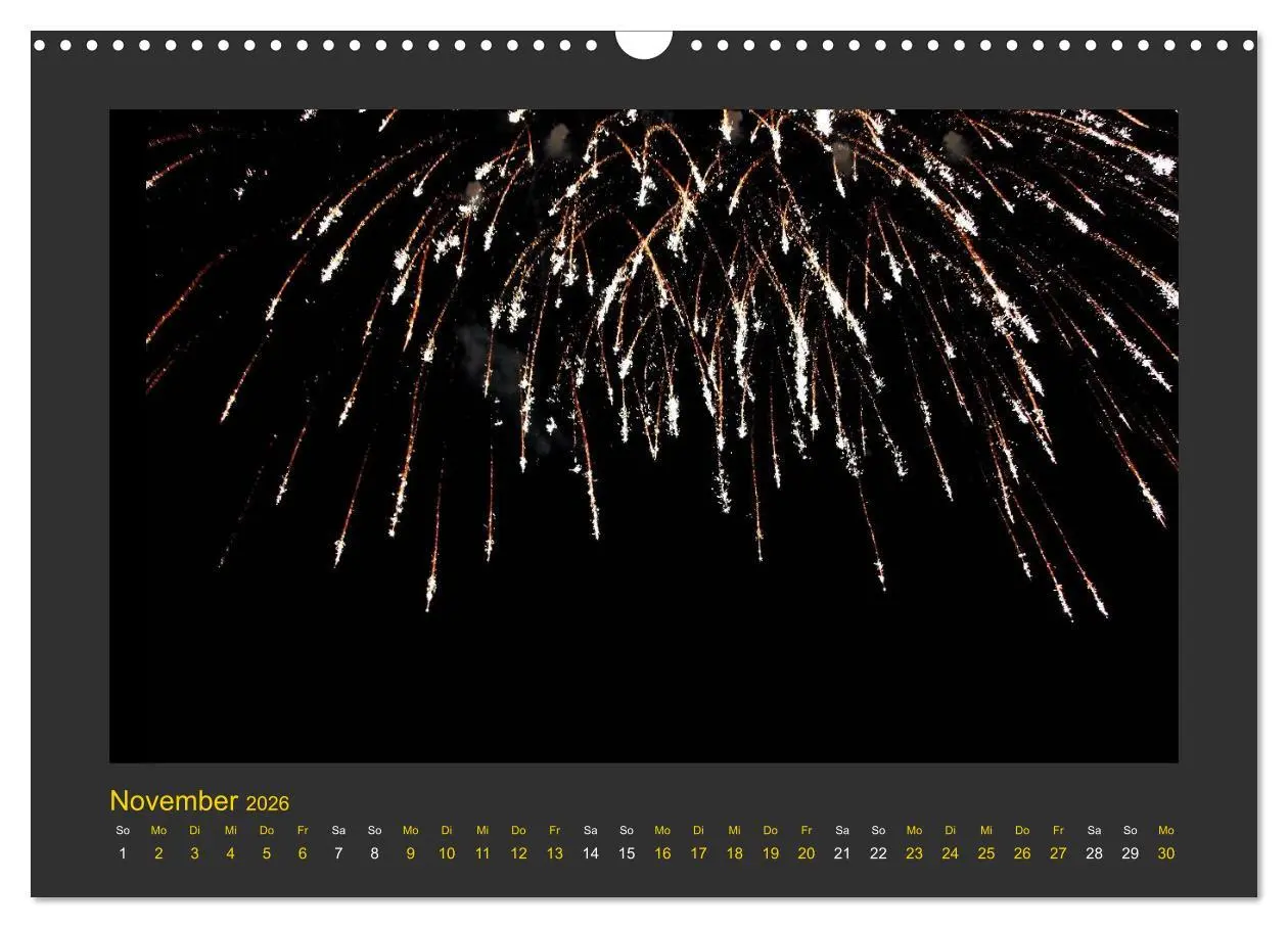 Bild: 9783516049923 | Feuerwerk - Explosives am Himmel (Wandkalender 2026 DIN A3 quer),...