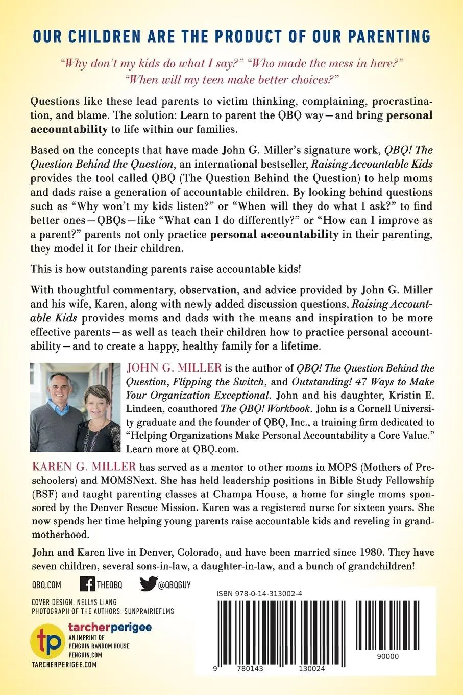 Rückseite: 9780143130024 | Raising Accountable Kids | John G. Miller (u. a.) | Taschenbuch | 2016