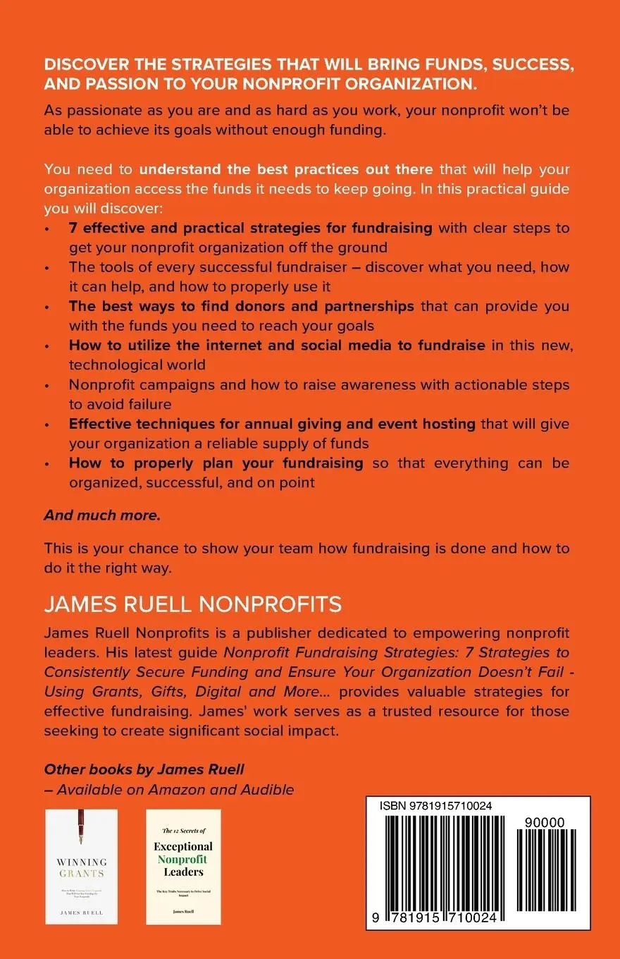 Rückseite: 9781915710024 | Nonprofit Fundraising Strategies | James Ruell | Taschenbuch | 2023