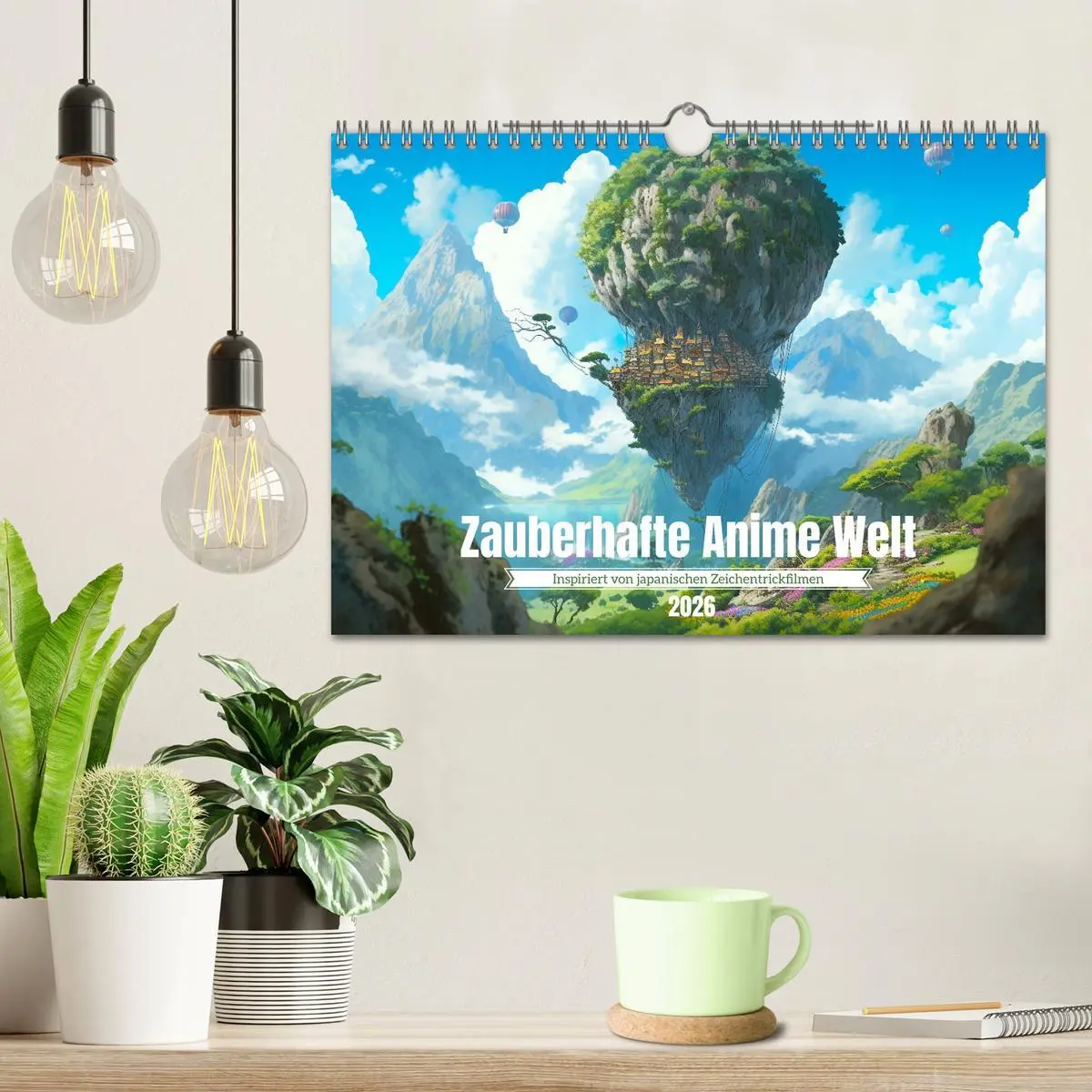 Bild: 9783457380024 | Zauberhafte Anime Welt (Wandkalender 2026 DIN A4 quer), CALVENDO...