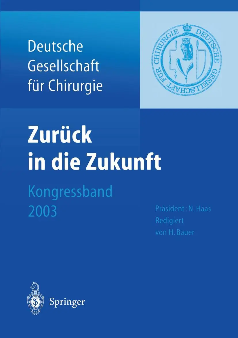 Cover: 9783540200024 | Zurück in die Zukunft | Hartwig Bauer | Taschenbuch | li | Deutsch