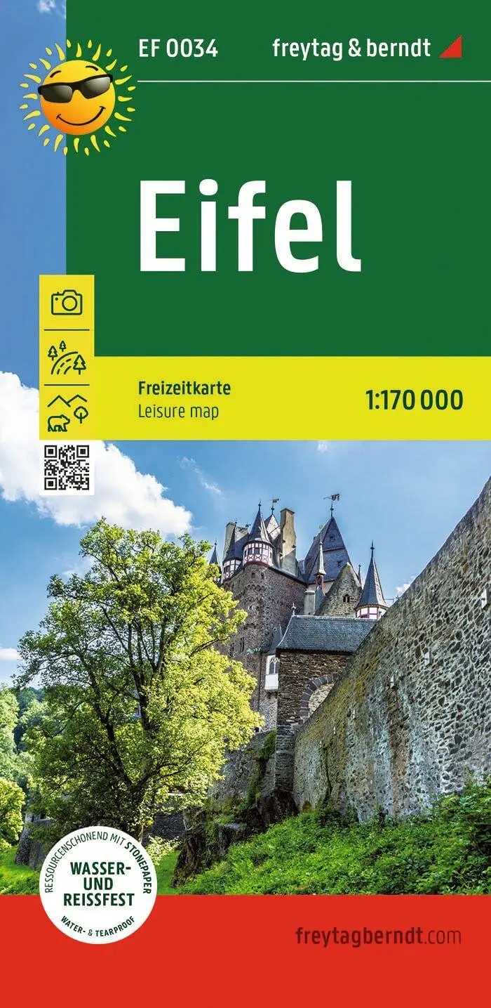 Cover: 9783707920024 | freytag &amp; berndt Freizeitkarte Eifel 1:170.000 | Freytag &amp; Berndt