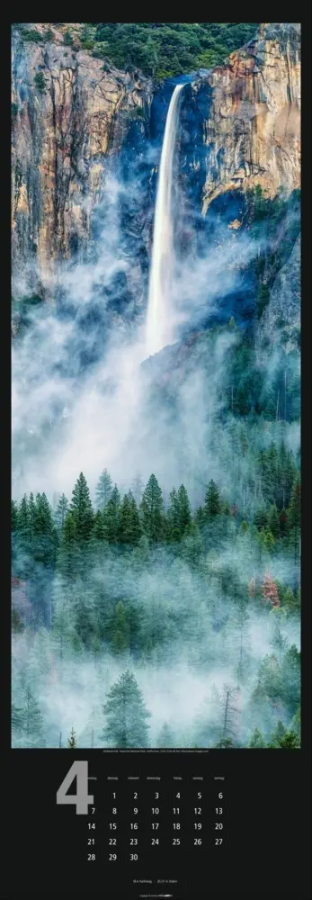 Bild: 9783839900024 | Wasserfälle Kalender 2025 | Kalender | Spiralbindung | Kalender | 2025