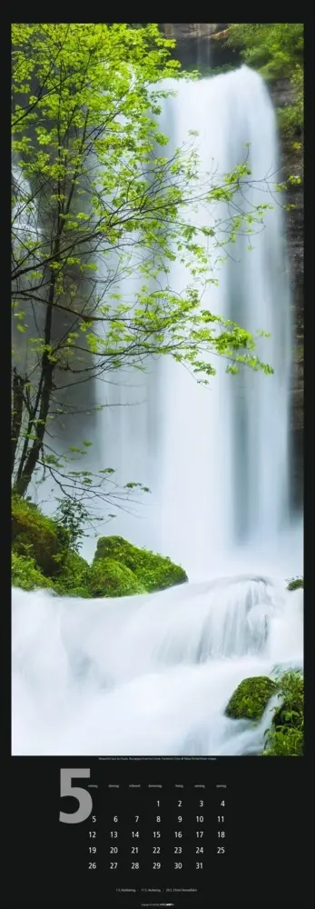 Bild: 9783839900024 | Wasserfälle Kalender 2025 | Kalender | Spiralbindung | Kalender | 2025