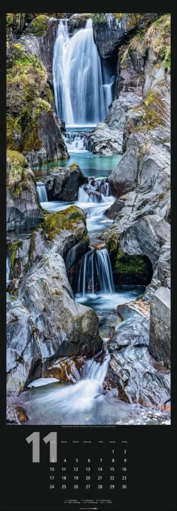Bild: 9783839900024 | Wasserfälle Kalender 2025 | Kalender | Spiralbindung | Kalender | 2025