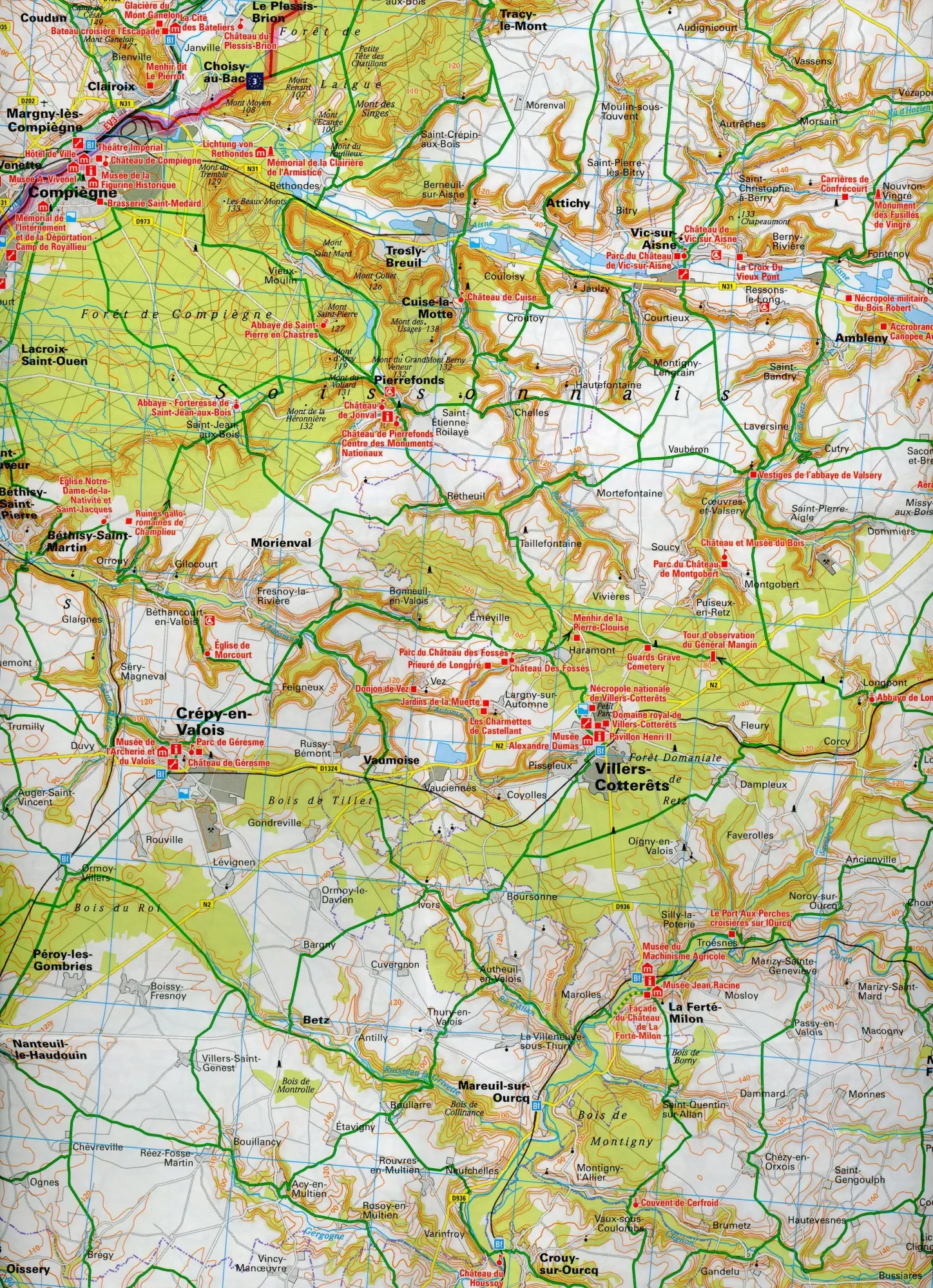 Bild: 9783969900024 | ADFC-Radtourenkarte F-PIC Paris Picardie 1:150.000, reiß- und...
