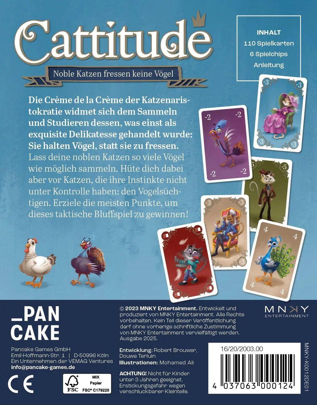 Bild: 4037063000124 | Cattitude. Noble Katzen fressen keine Vögel | Spiel | 16/20/200300