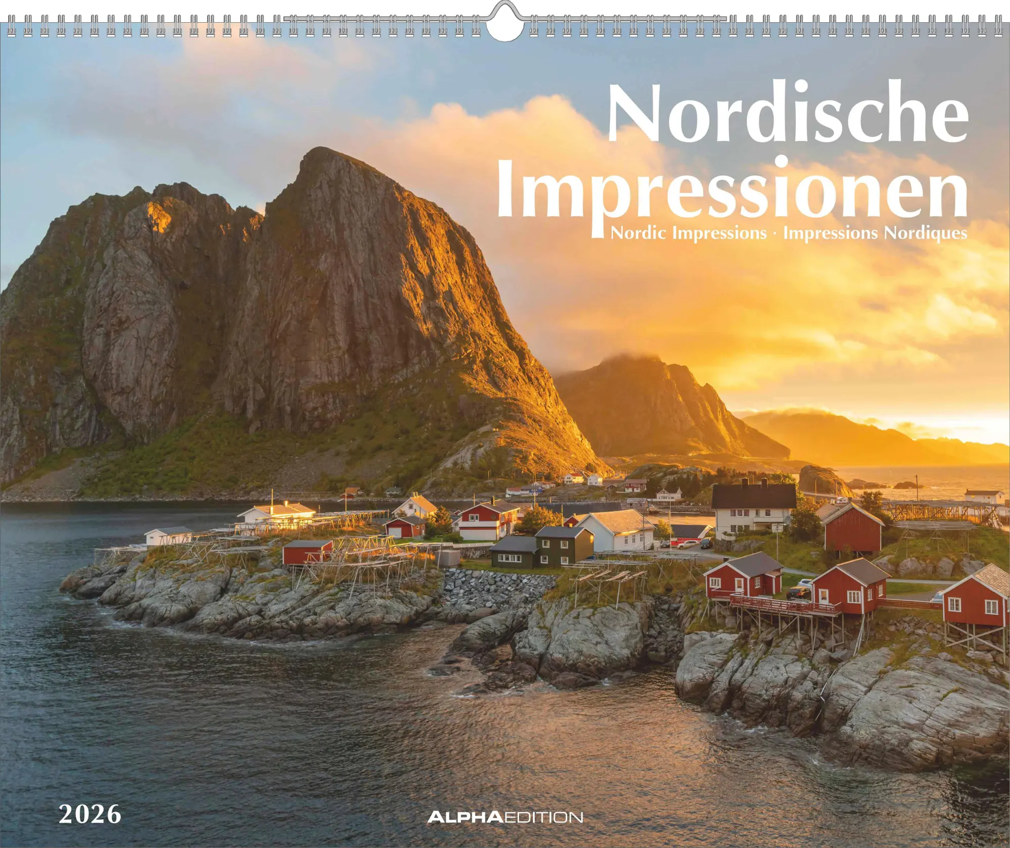 Cover: 4069095000124 | ALPHA EDITION - Nordische Impressionen 2026 - 52 x 42,5 cm | Kalender