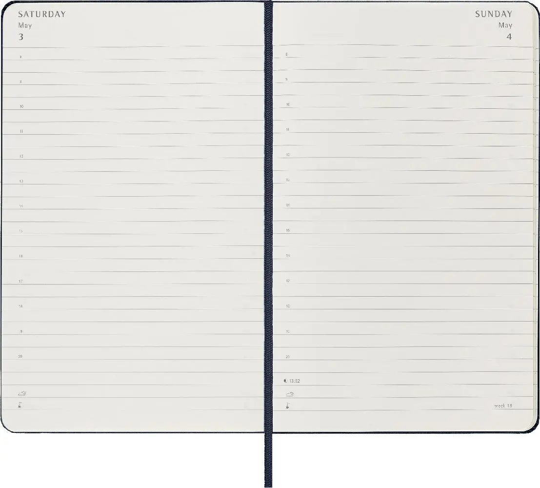 Bild: 8056999270124 | Moleskine 12 Monate Tageskalender 2025, Large/A5 | Buch | 400 S.