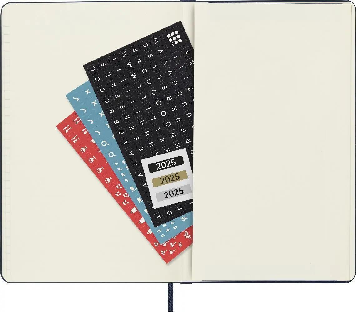 Bild: 8056999270124 | Moleskine 12 Monate Tageskalender 2025, Large/A5 | Buch | 400 S.