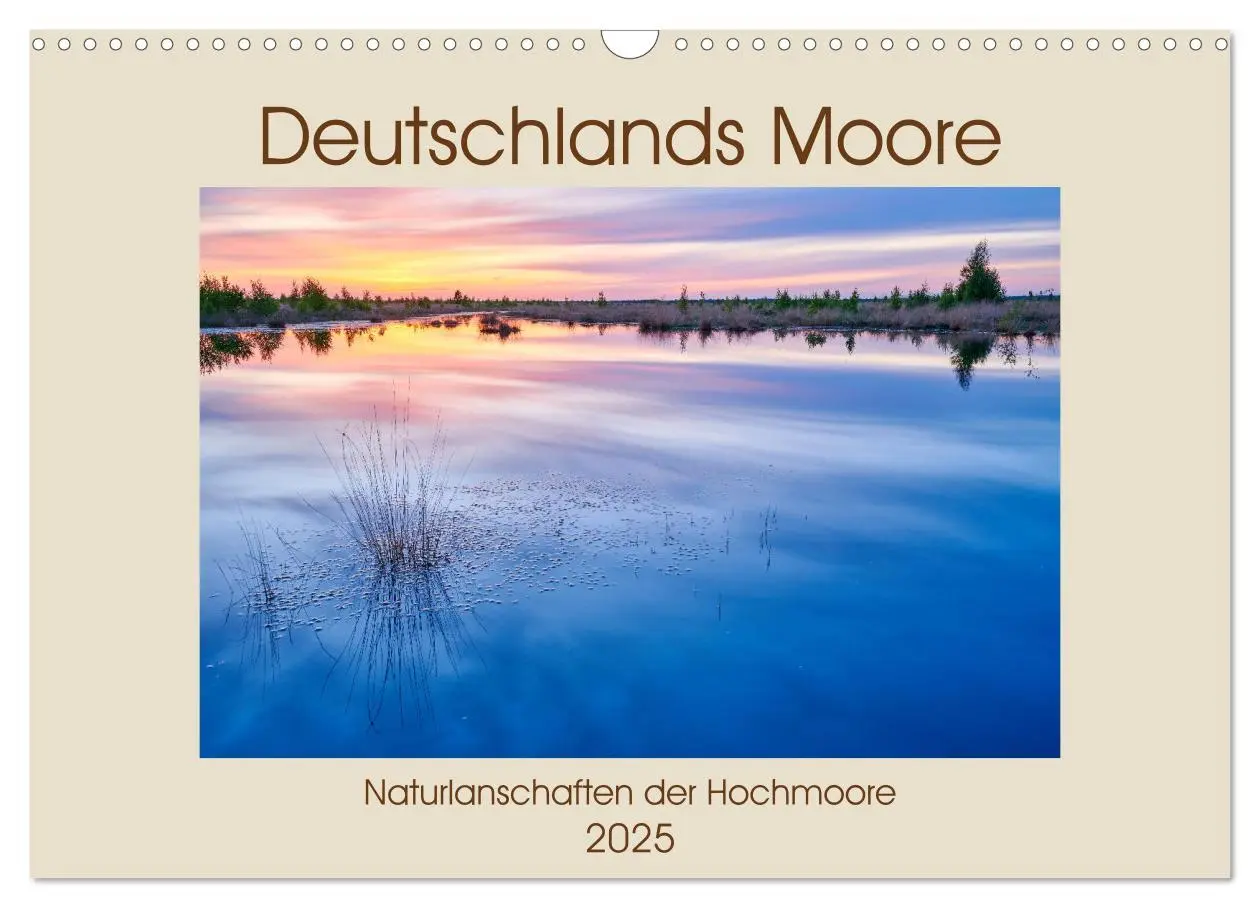 Cover: 9783435110124 | Deutschlands Moore (Wandkalender 2025 DIN A3 quer), CALVENDO...