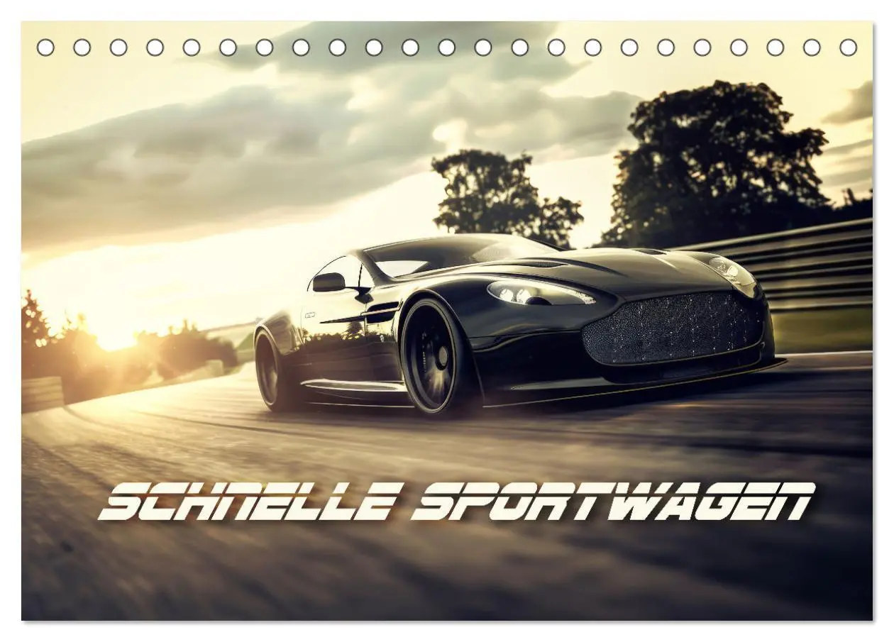 Cover: 9783457440124 | Schnelle Sportwagen (Tischkalender 2026 DIN A5 quer), CALVENDO...