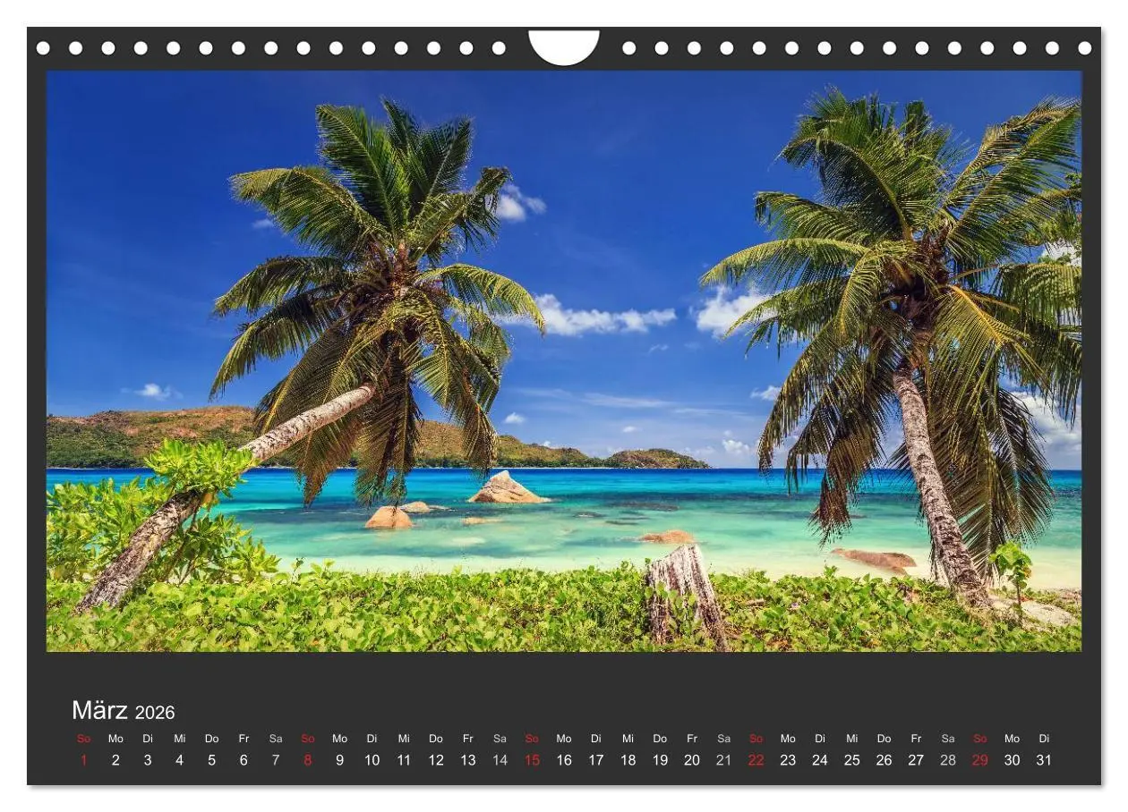 Bild: 9783516080124 | Seychellen Traumstrände im Paradies (Wandkalender 2026 DIN A4...