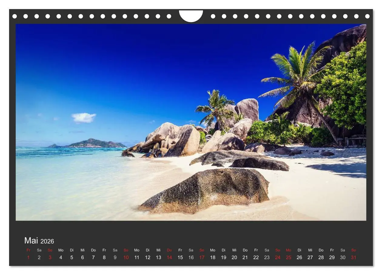 Bild: 9783516080124 | Seychellen Traumstrände im Paradies (Wandkalender 2026 DIN A4...