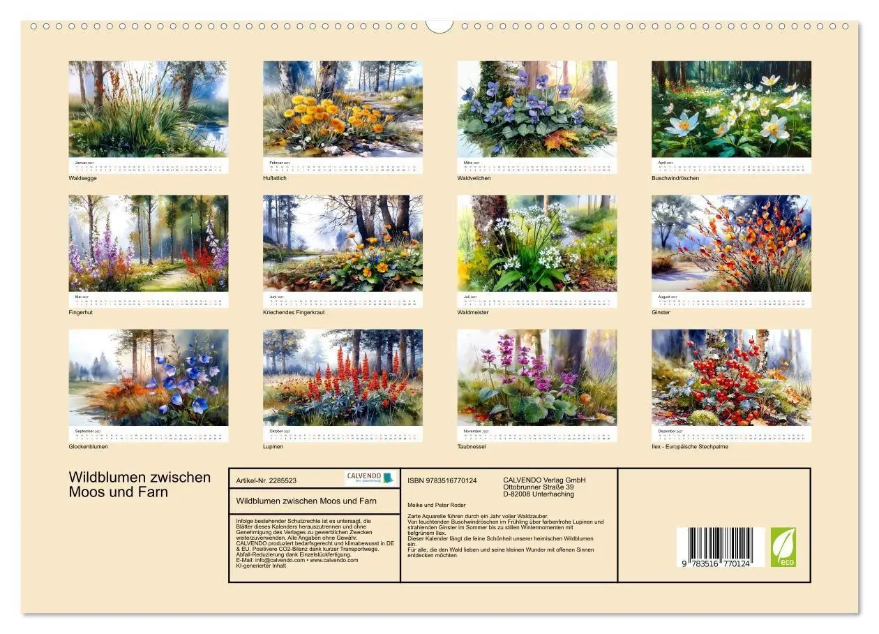 Bild: 9783516770124 | Wildblumen zwischen Moos und Farn (hochwertiger Premium...