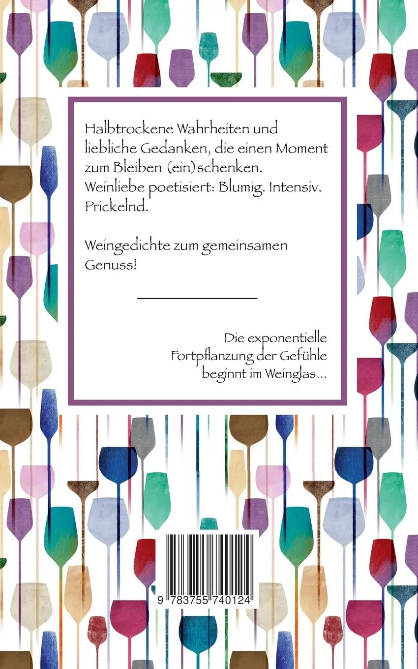 Rückseite: 9783755740124 | Weinworte | Gedichte und andere Weinsamkeiten | Marina Berin (u. a.)