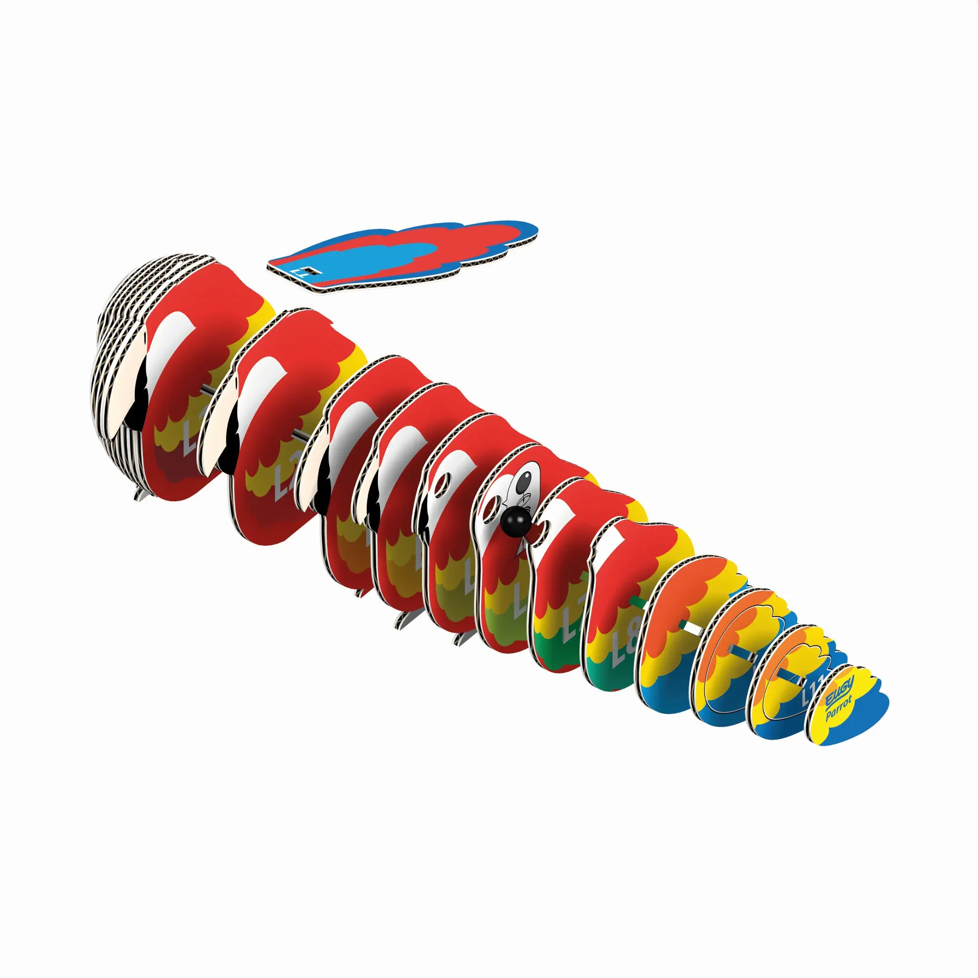 Bild: 9421035150224 | EUGY - 3D Bastelset Papagei | Eugy | Kit (Bastelset) | 650023 | 2023
