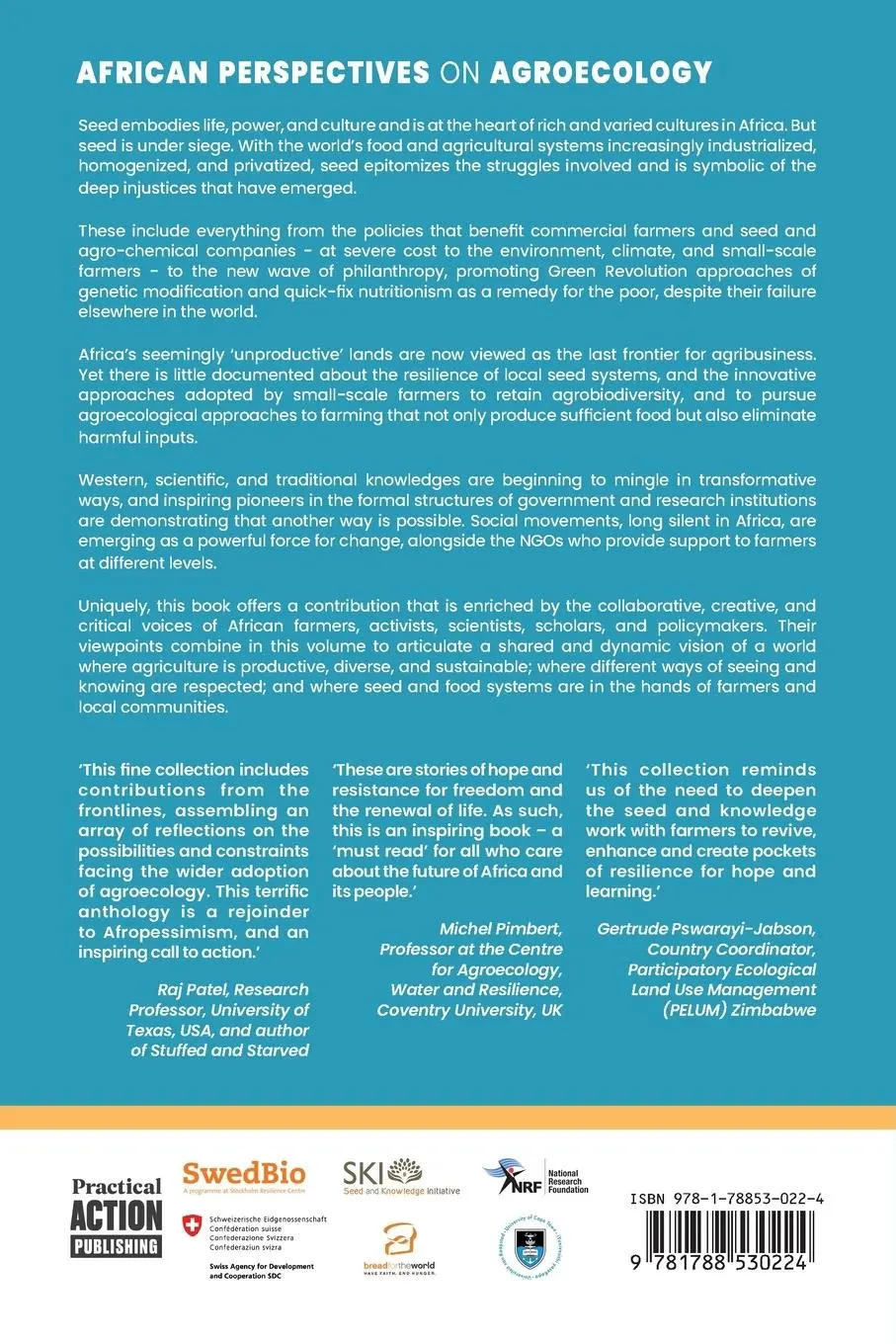 Rückseite: 9781788530224 | African Perspectives on Agroecology | Rachel Wynberg | Taschenbuch