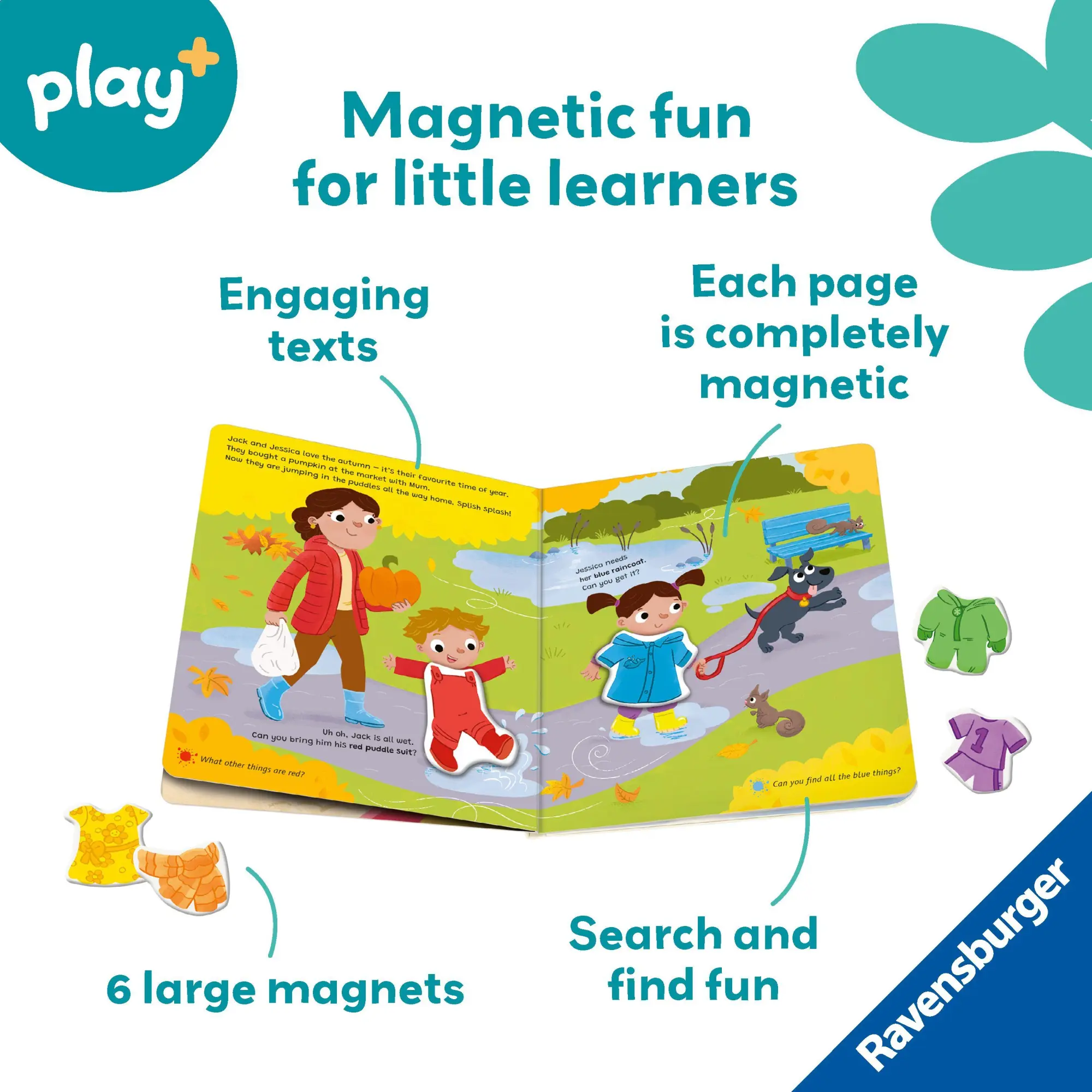 Bild: 9783380970224 | Play+ My first Magnetic Book: Match and Learn Colours | Orso | Buch
