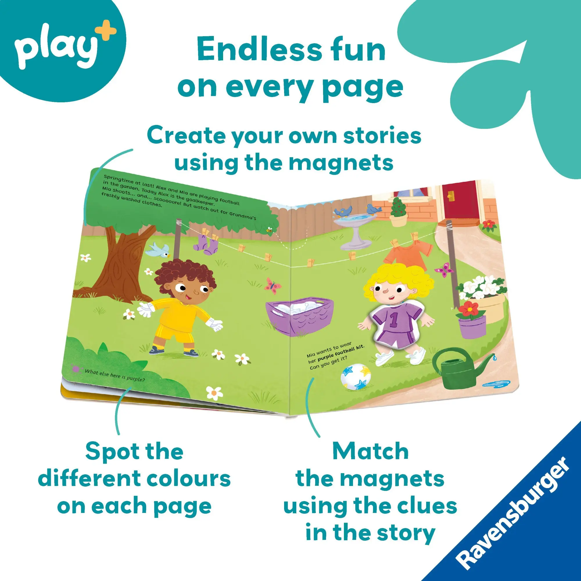 Bild: 9783380970224 | Play+ My first Magnetic Book: Match and Learn Colours | Orso | Buch
