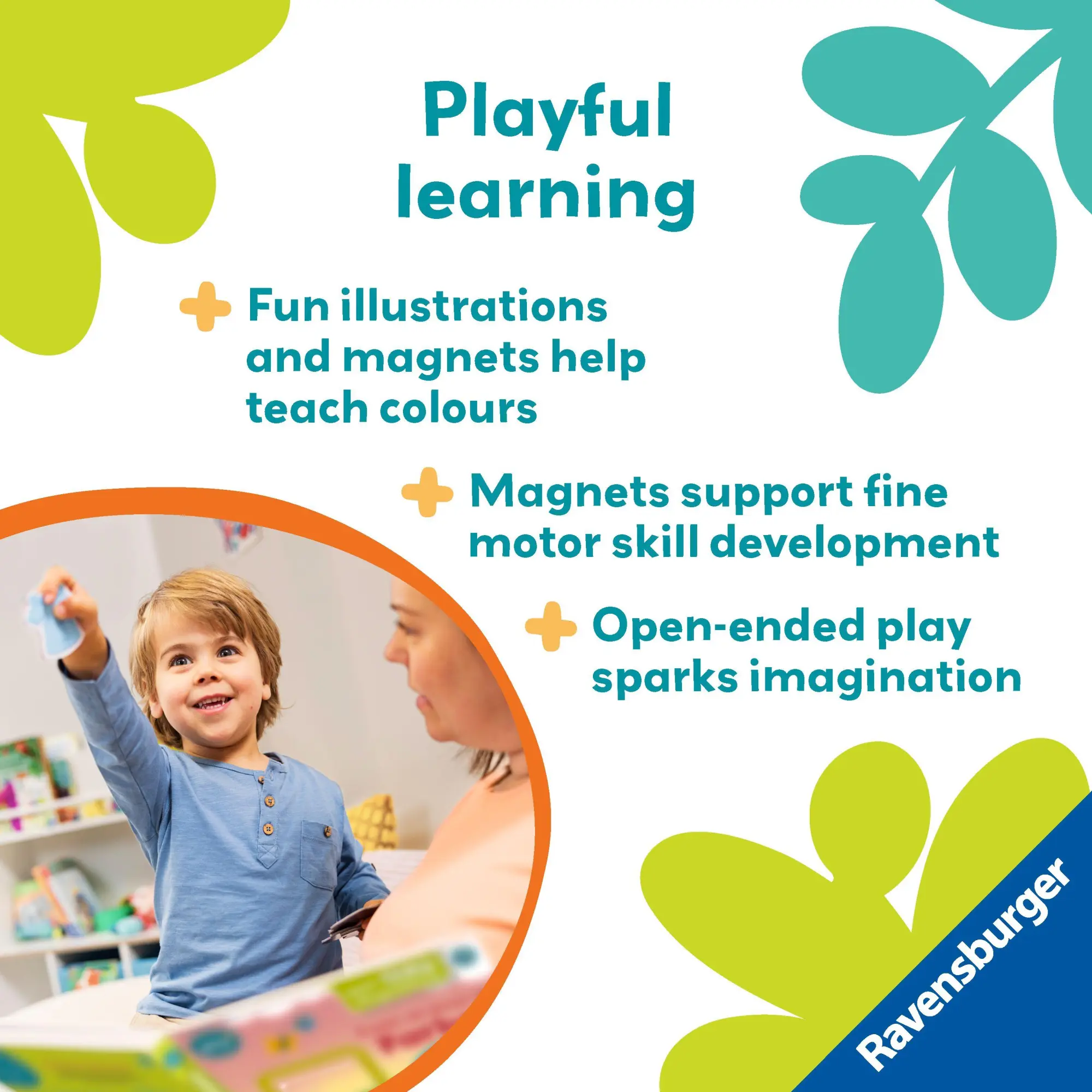 Bild: 9783380970224 | Play+ My first Magnetic Book: Match and Learn Colours | Orso | Buch