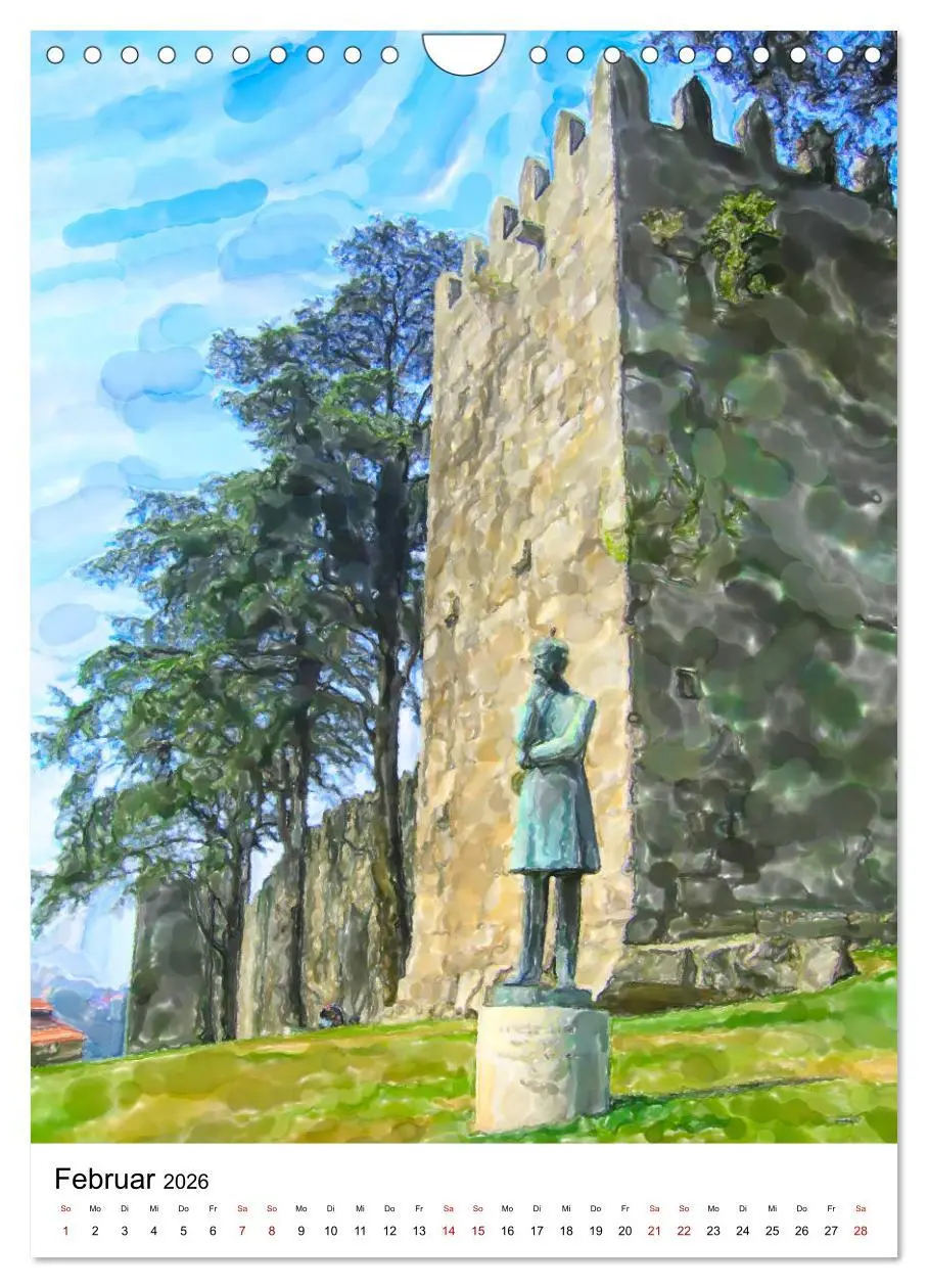 Bild: 9783516380224 | Porto - Stadtansichten in Aquarell (Wandkalender 2026 DIN A4 hoch),...