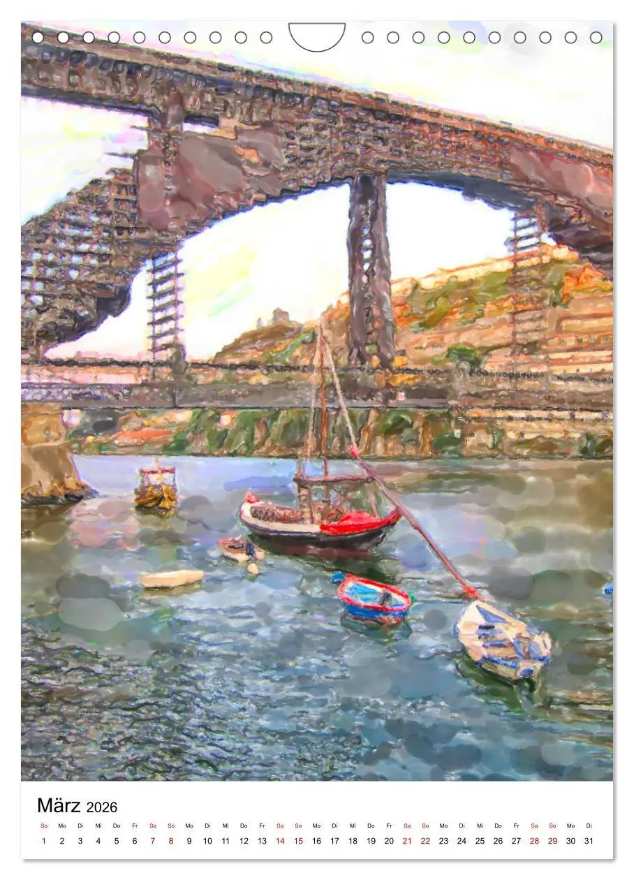 Bild: 9783516380224 | Porto - Stadtansichten in Aquarell (Wandkalender 2026 DIN A4 hoch),...