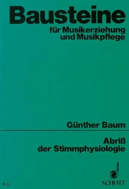 Cover: 9783795710224 | Abriss der Stimmphysiologie | Günther Baum | Taschenbuch | 71 S.