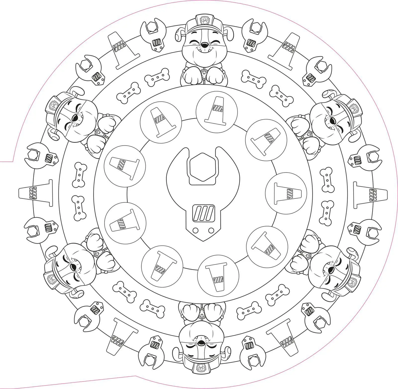 Bild: 9783845130224 | PAW Patrol Mitmachbuch: Mandala-Malspaß | Taschenbuch | 80 S. | 2026