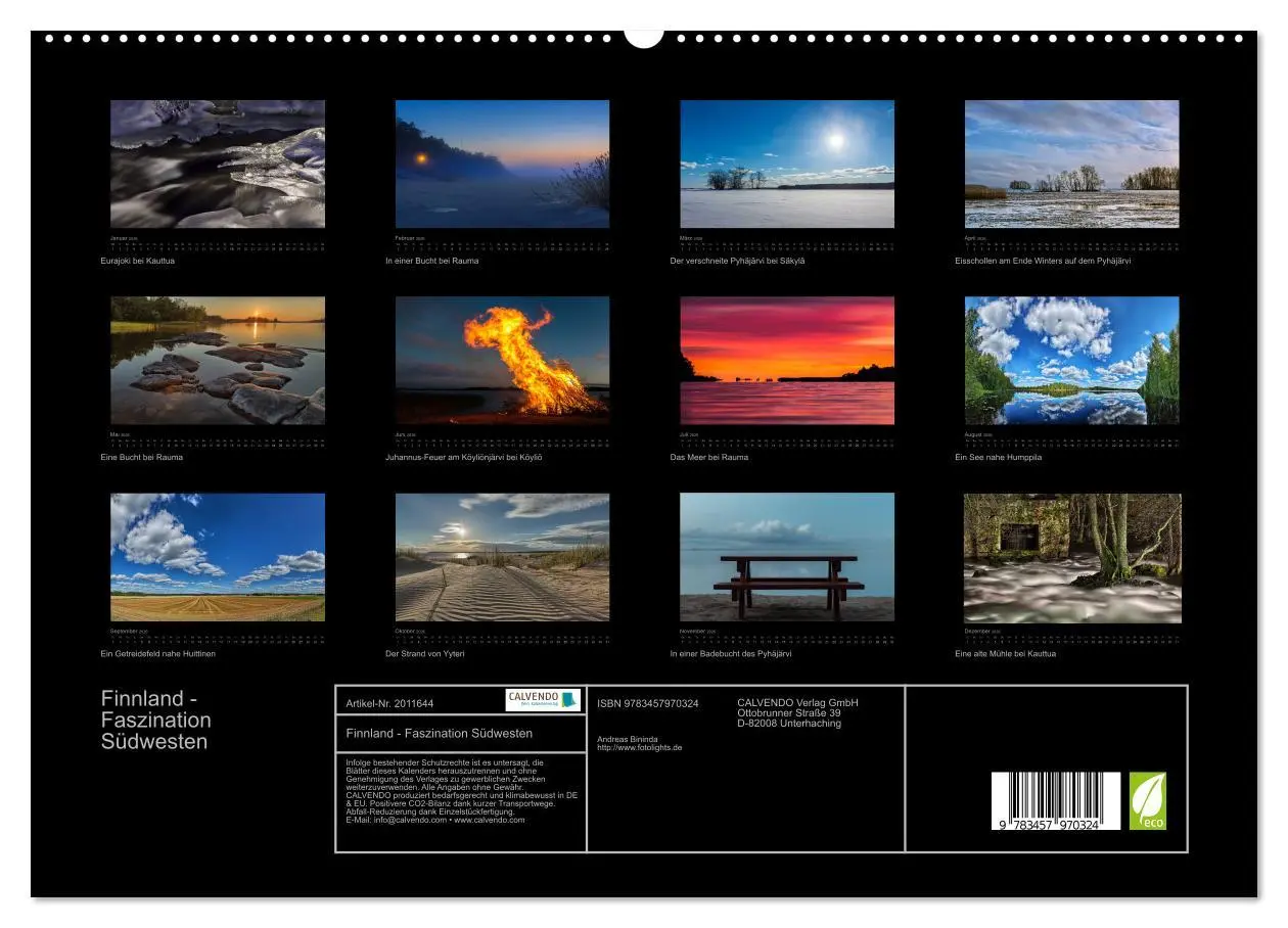 Bild: 9783457970324 | Finnland - Faszination Südwesten (hochwertiger Premium Wandkalender...