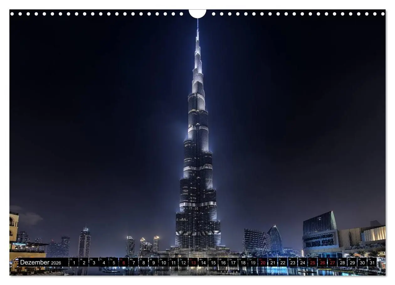 Bild: 9783516200324 | Dubai - City of dreams (Wandkalender 2026 DIN A3 quer), CALVENDO...