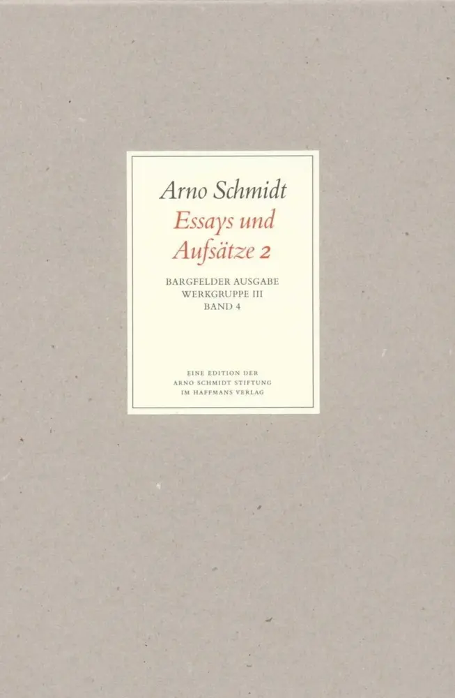 Cover: 9783518800324 | Essays und Aufsätze. Tl.2 | Arno Schmidt | Buch | 497 S. | Deutsch