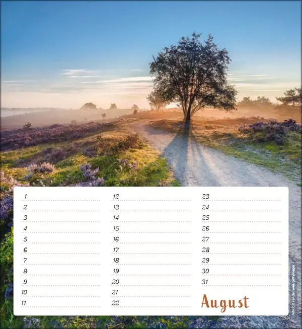 Bild: 9783731890324 | Geburtstagskalender Augenblicke der Stille | Verlag Korsch | Kalender