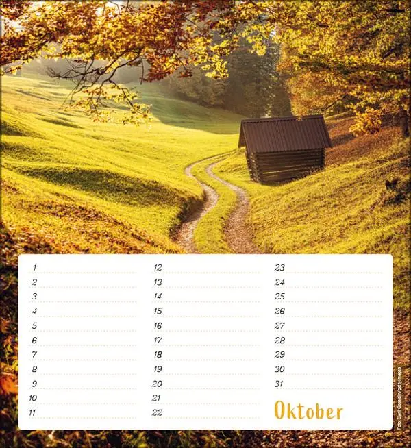 Bild: 9783731890324 | Geburtstagskalender Augenblicke der Stille | Verlag Korsch | Kalender