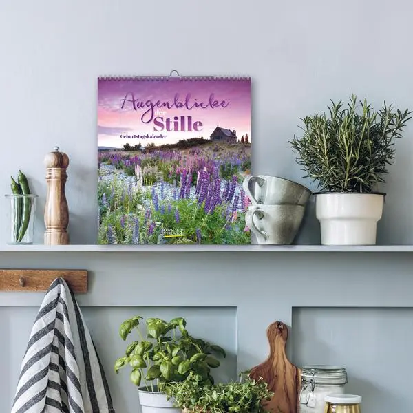 Bild: 9783731890324 | Geburtstagskalender Augenblicke der Stille | Verlag Korsch | Kalender