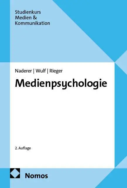 Cover: 9783756020324 | Medienpsychologie | Brigitte Naderer (u. a.) | Taschenbuch | 333 S.